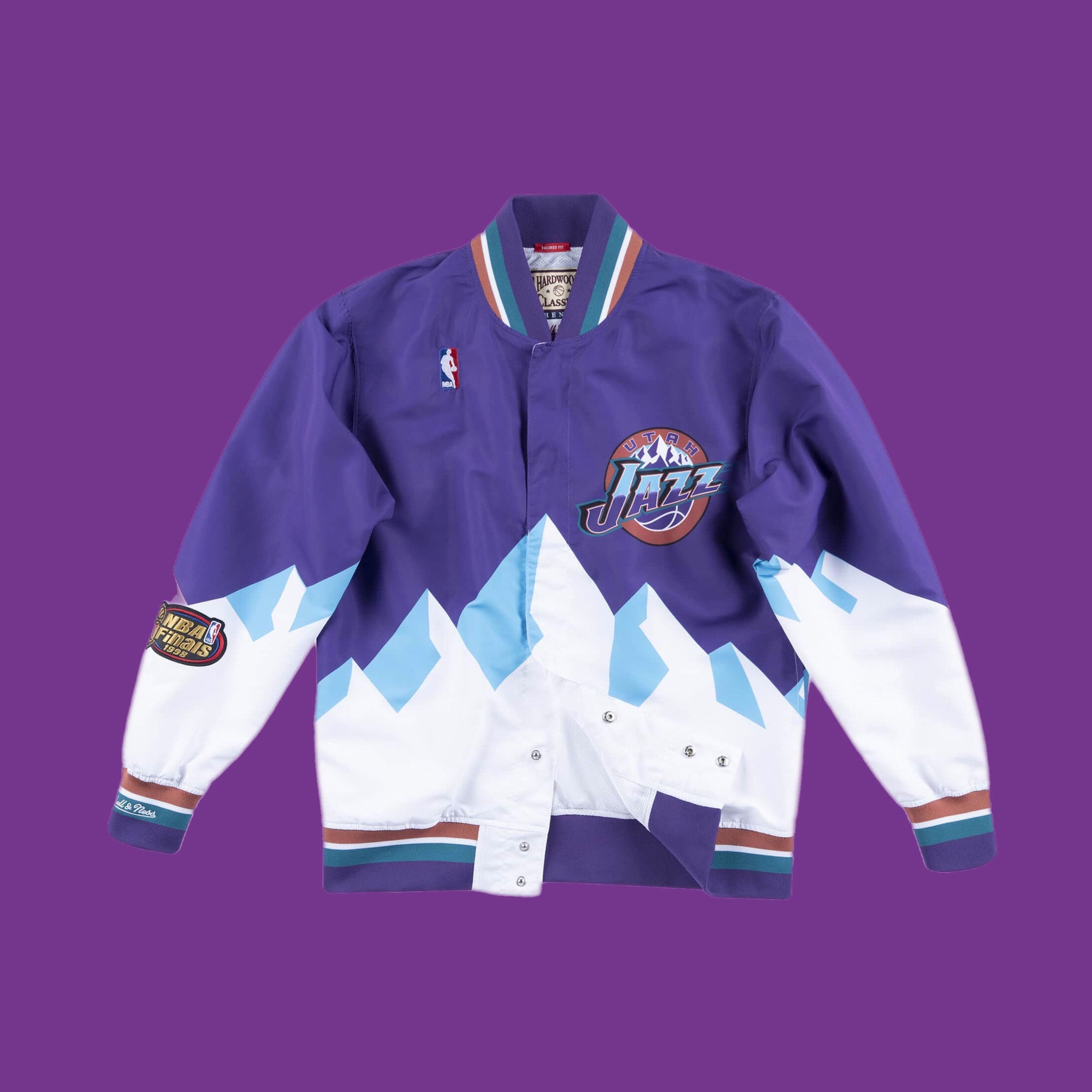 Authentic Warm Up Jacket Utah Jazz 1997-98 | FITTEDS, LLC